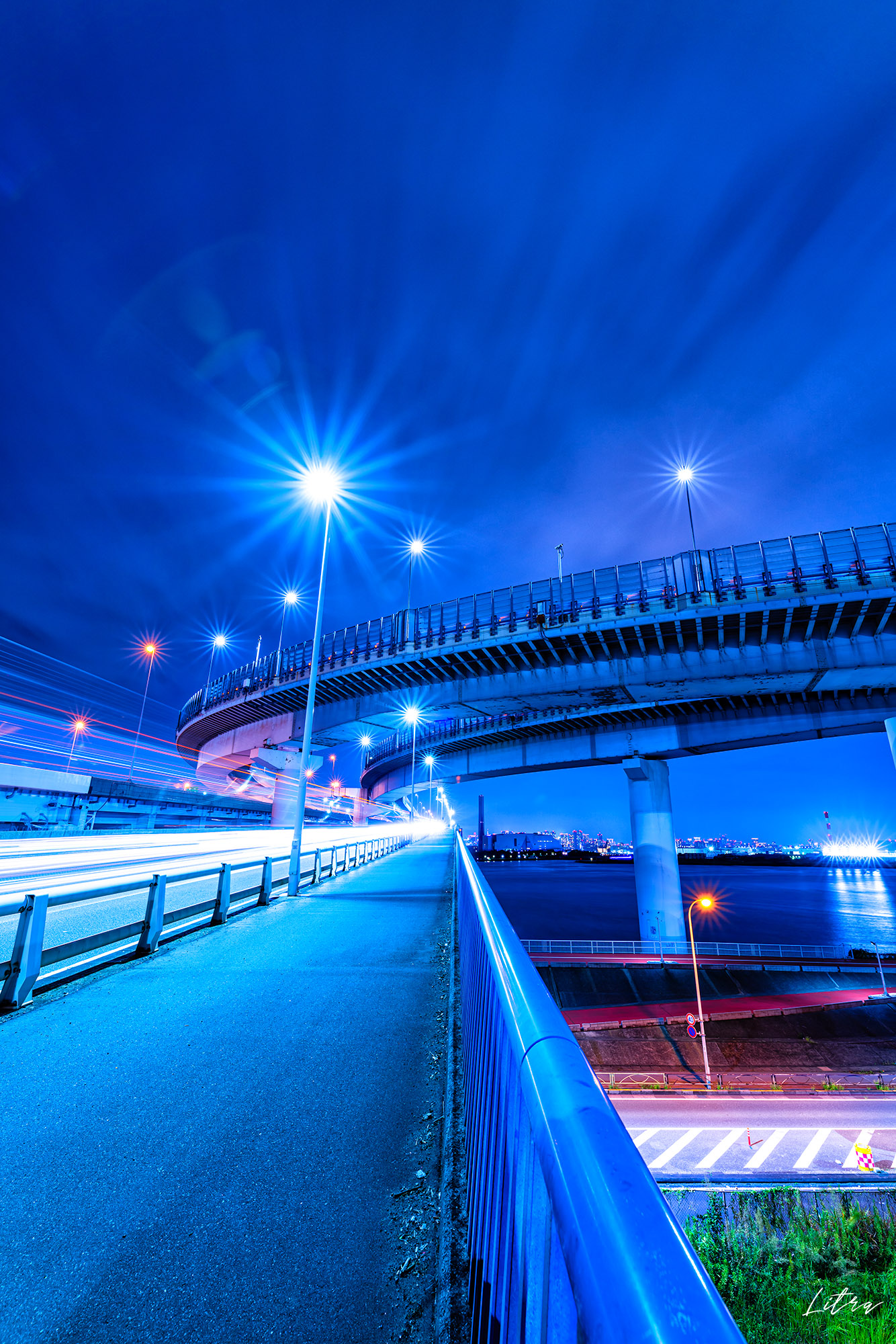 葛西ジャンクションの夜景